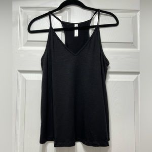Athleta: Black Flowy Tank Top